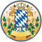 Bayern Coat of Arms German Four Piece Coaster Set - GermanGiftOutlet.com